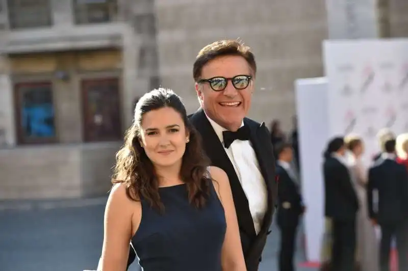 christian de sica con la figlia maria rosa