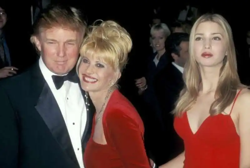 donald con ivana e ivanka trump