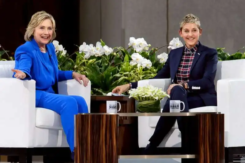 hillary clinton da ellen degeneres