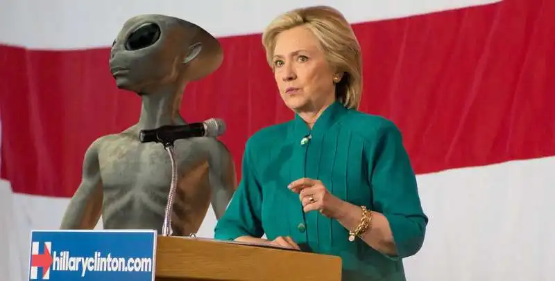 hillary clinton ufo