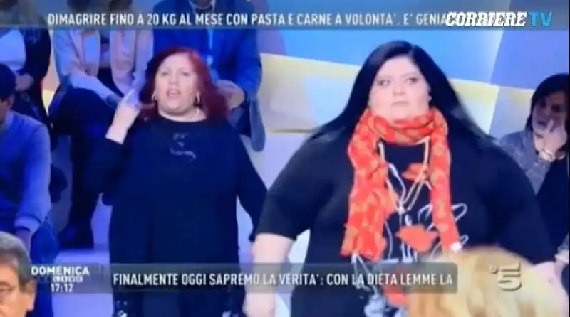 il dietologo lemme preso a schiaffi a domenica live   