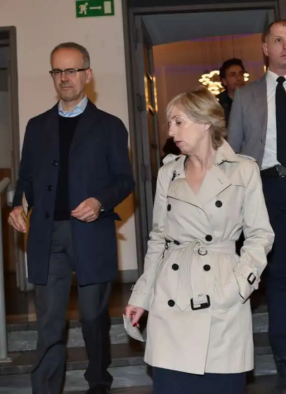 il ministro stefania giannini col marito luca rossello (1)