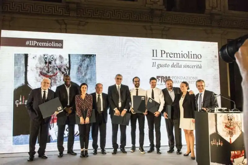 il premiolino 2016   i premiati con chiara beria di argentine (presidente giuria) e alfredo pratolongo (vice presidente fondazione birra moretti e giurato)