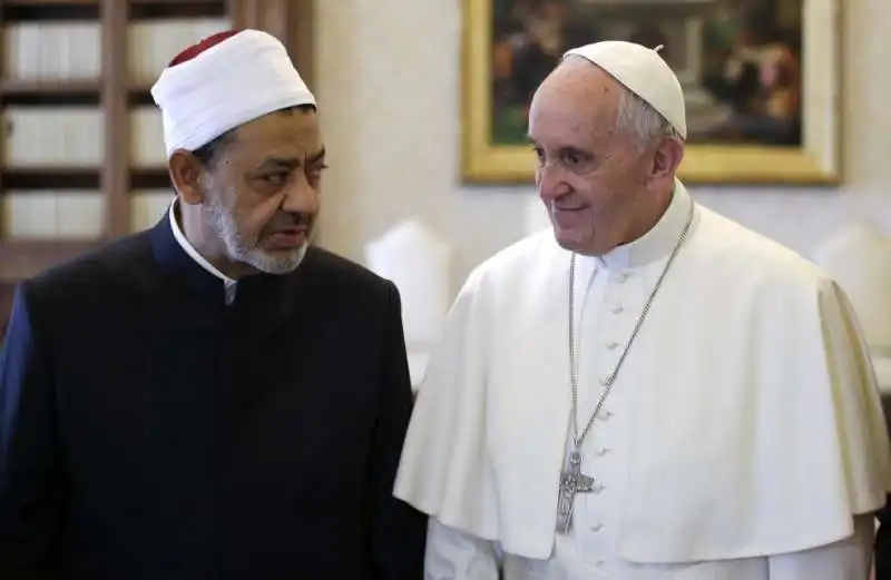 imam di al azhar e papa bergoglio  