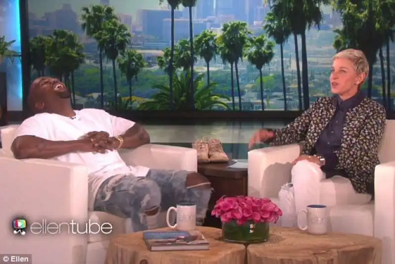 kanye west  da  ellen degeneres