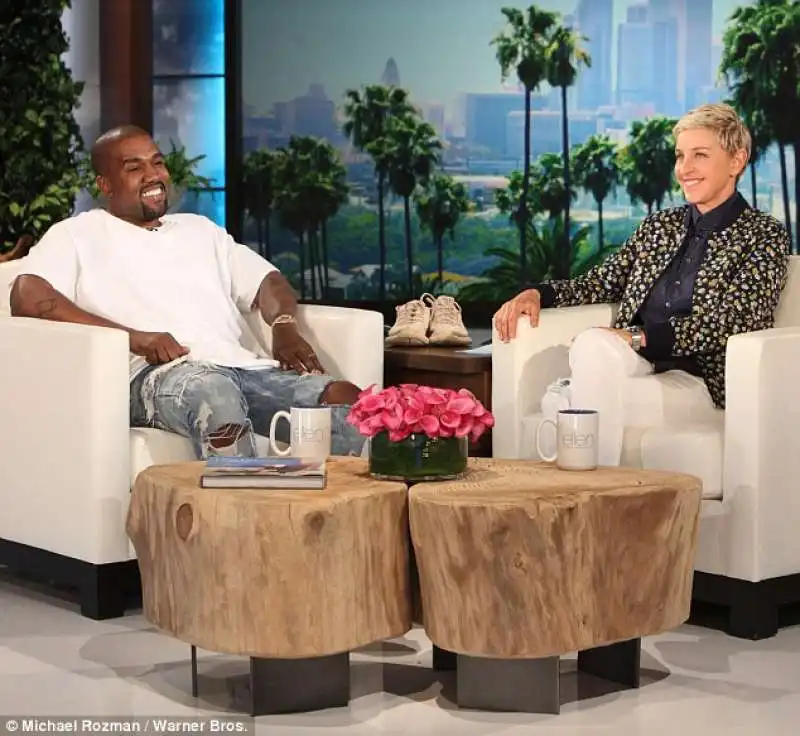 kanye west da ellen degeneres