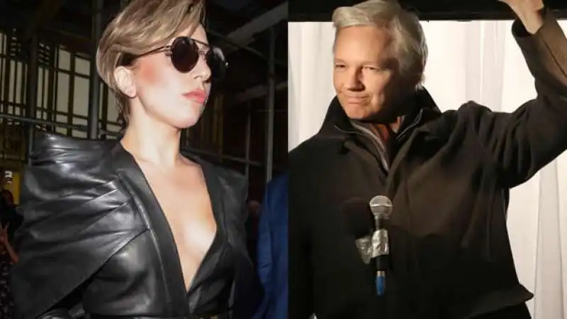 lady gaga intervista assange per the risk