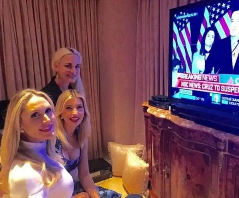 lara, ivanka e vanessa trump