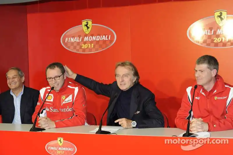 MONTEZEMOLO CON AMEDEO FELISA E STEFANO DOMENICALI