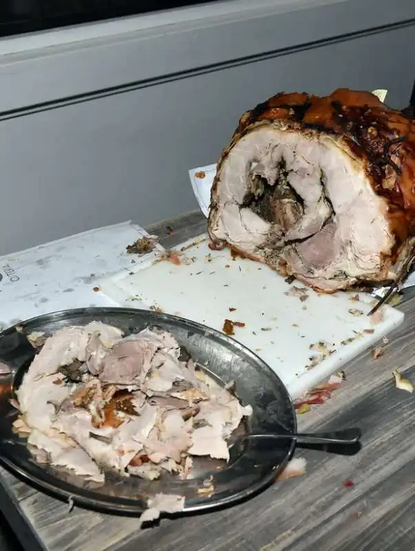 porchetta per gli ospiti