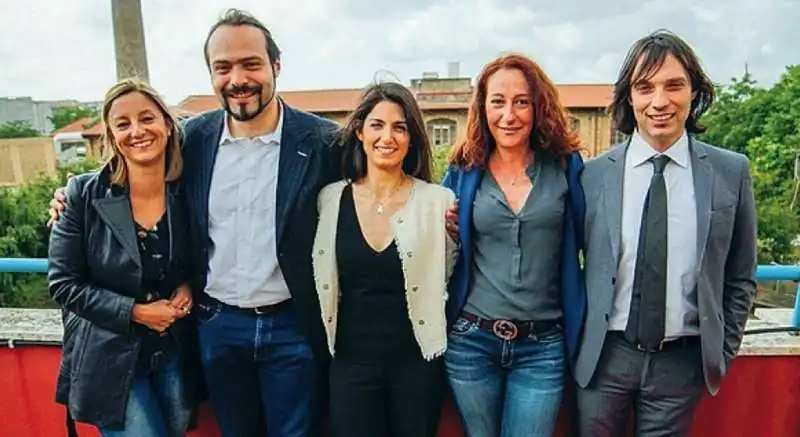 ROBERTA LOMBARDI - FABIO MASSIMO CASTALDO - VIRGINIA RAGGI - PAOLA TAVERNA - GIANLUCA PERILLI