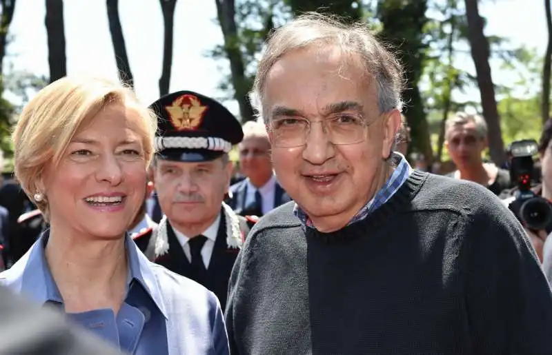 roberta pinotti  sergio marchionne