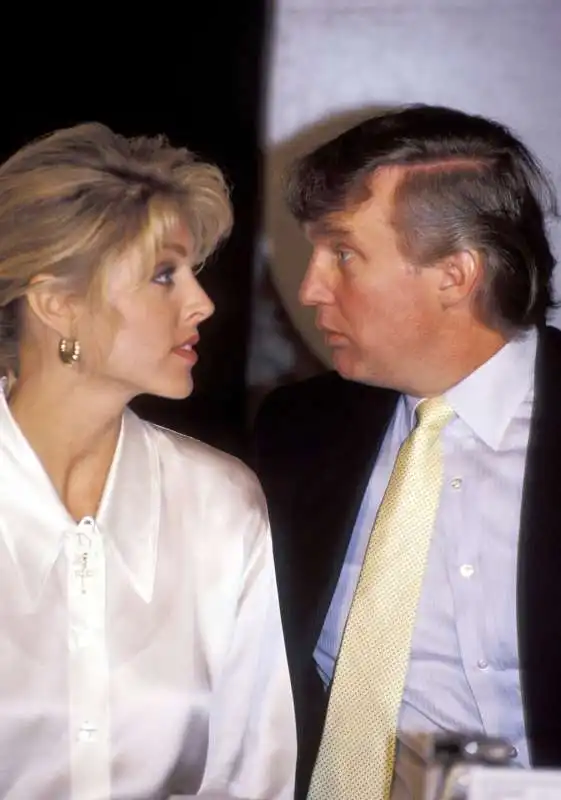 trump e la fidanzata di allora marla maples