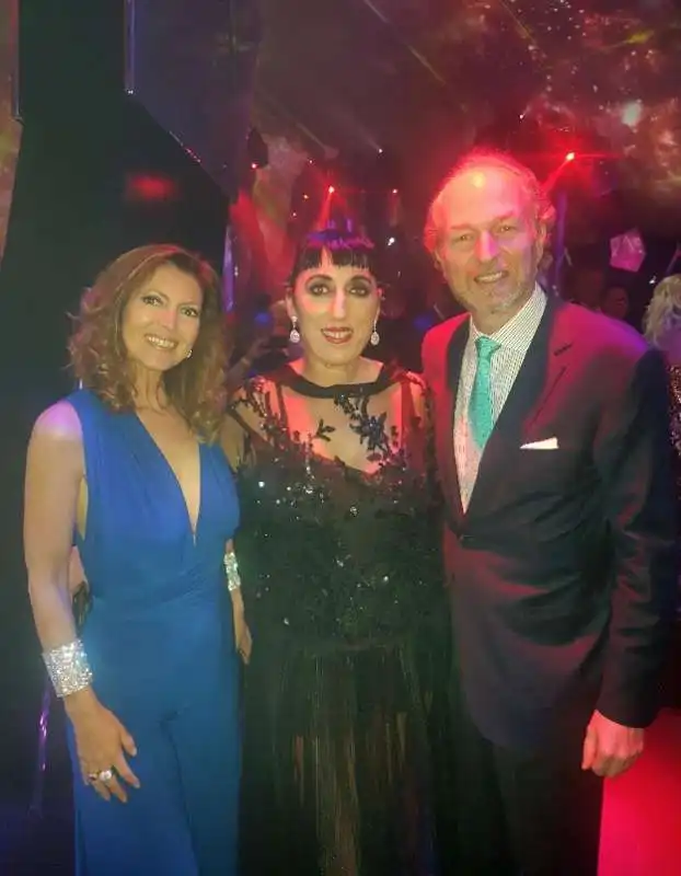 Arturo Artom e consorte con Rossy De Palma a Cannes 