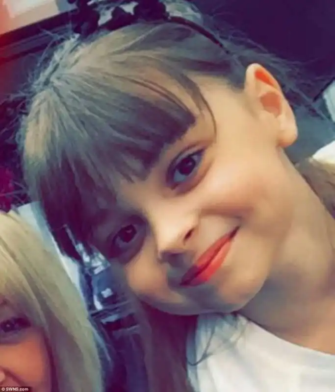 attentato di manchester   saffie rose roussos