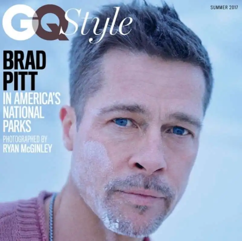 brad pitt su gq nei parchi