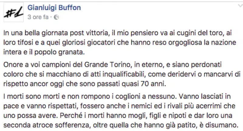 BUFFON POST