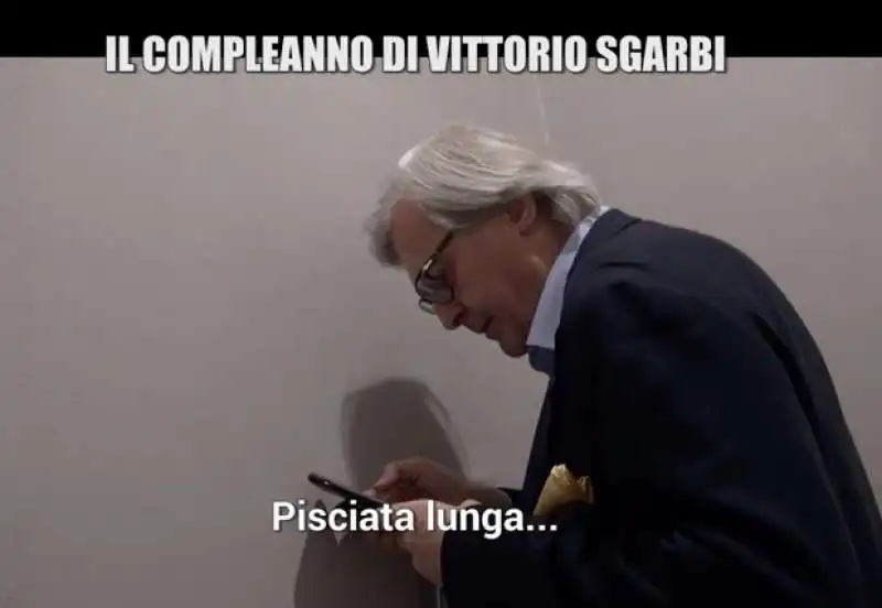 compleanno di vittorio sgarbi 6