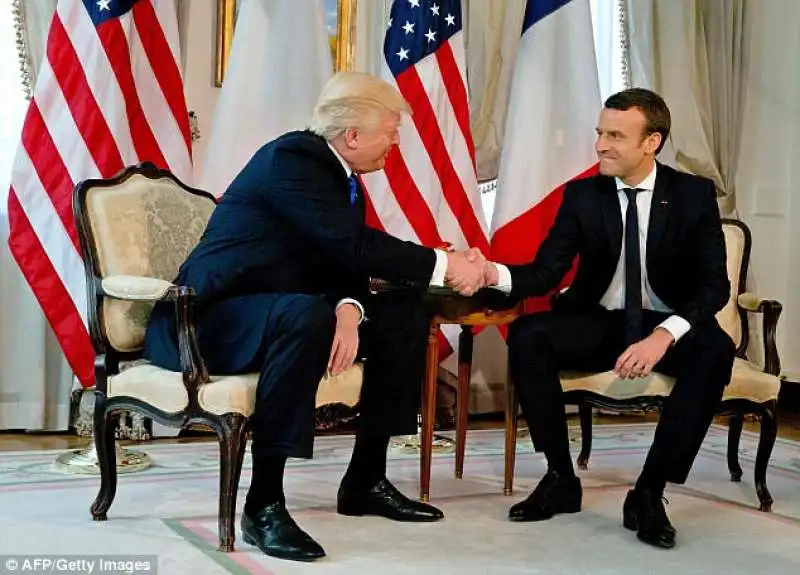 donald  trump  emmanuel macron