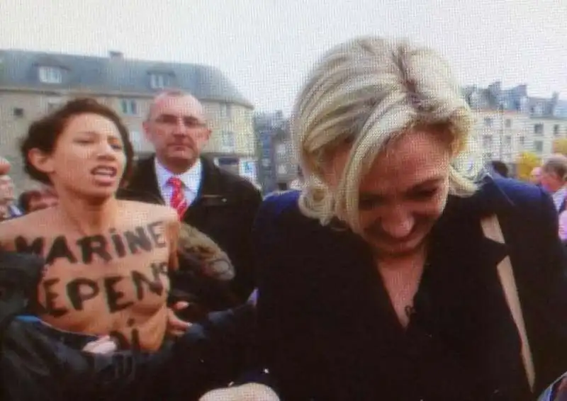 femen odiano marine le pen