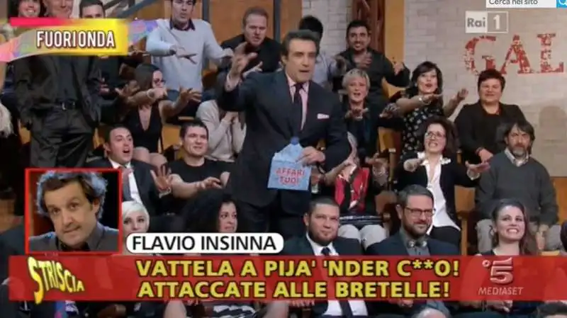 flavio insinna e il fuorionda  10