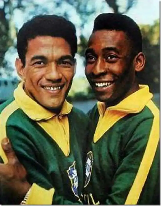 GARRINCHA E PELE