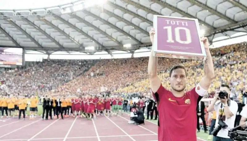 IL RITIRO DI FRANCESCO TOTTI  