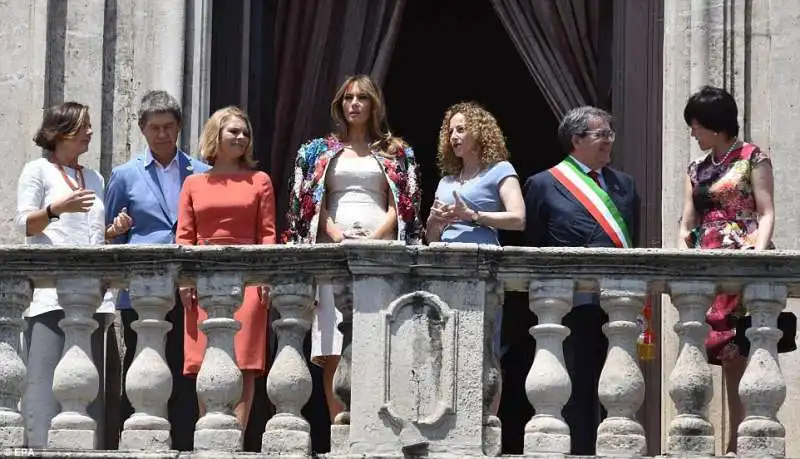 le first lady a taormina