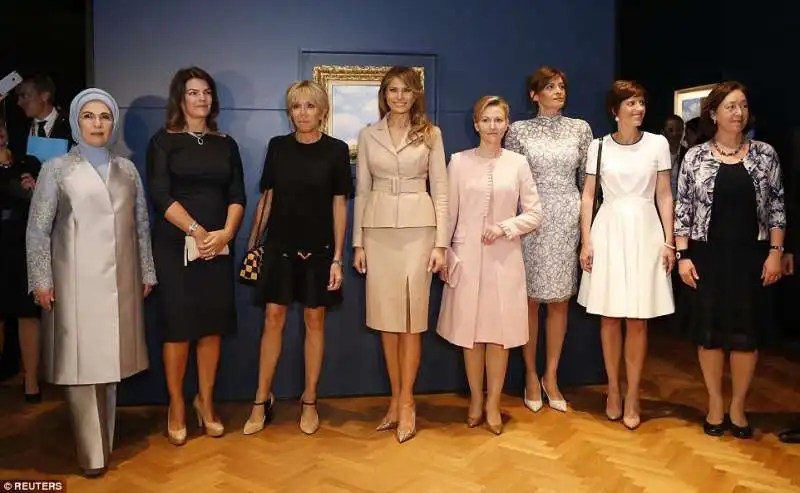 le first lady al summit nato