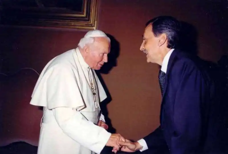 massimo sgrelli con giovanni paolo ii