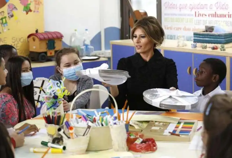 MELANIA TRUMP A ROMA