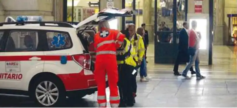 MILANO SOCCORSI IN STAZIONE