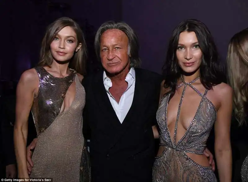 mohamed hadid con le figlie