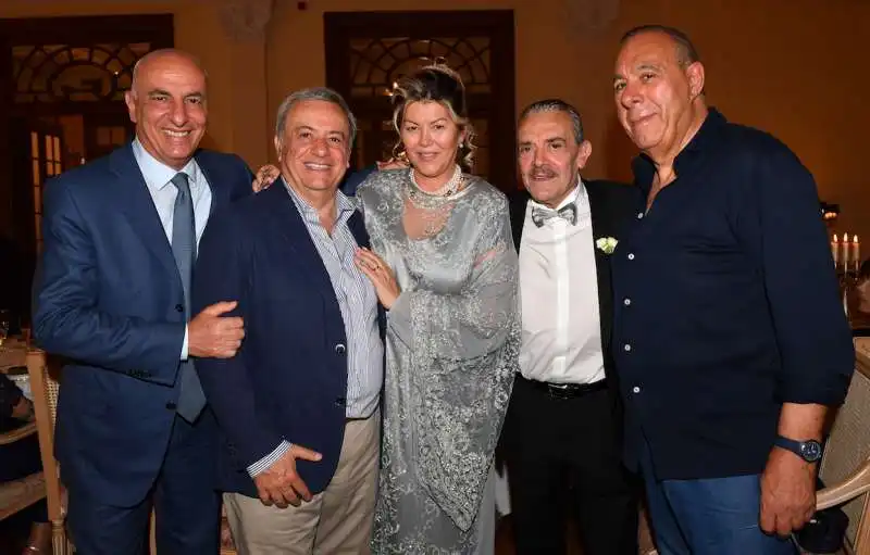 piero lepore  francesco marchioni antonella e rino barillari  silvio salini  