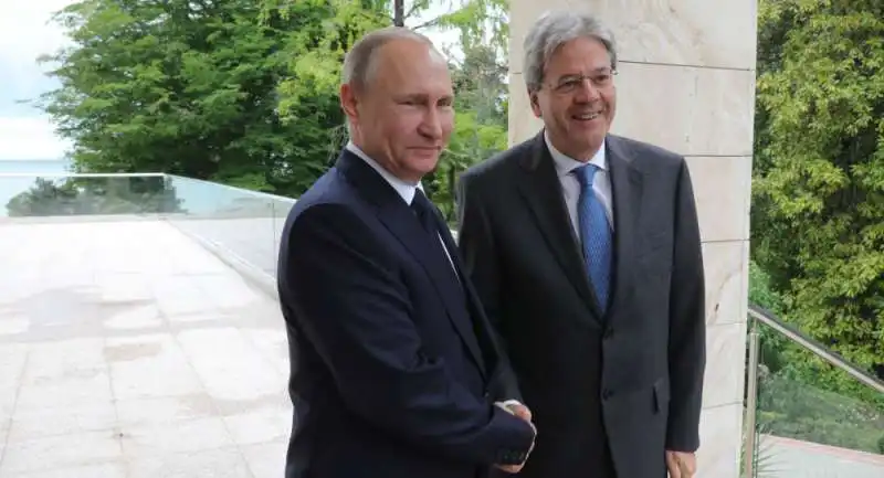 putin  gentiloni 