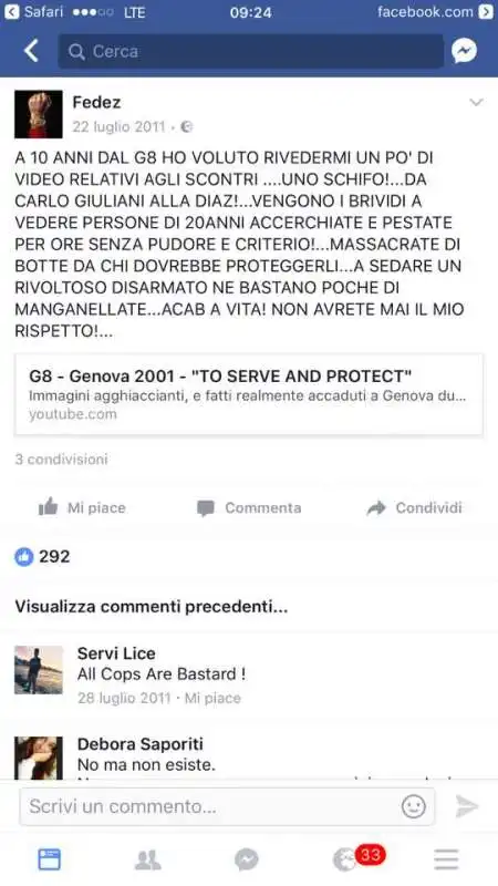 quando fedez gridava acab sui fatti del g8