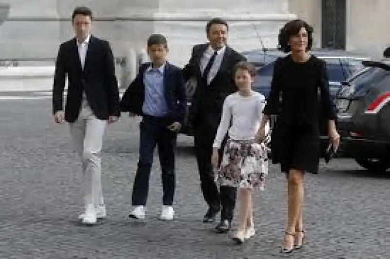 renzi e famiglia