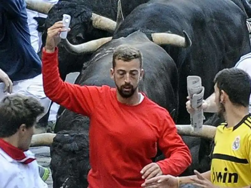 selfie con toro