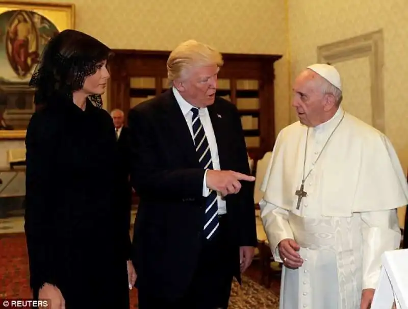 Trump e Melania dal Papa