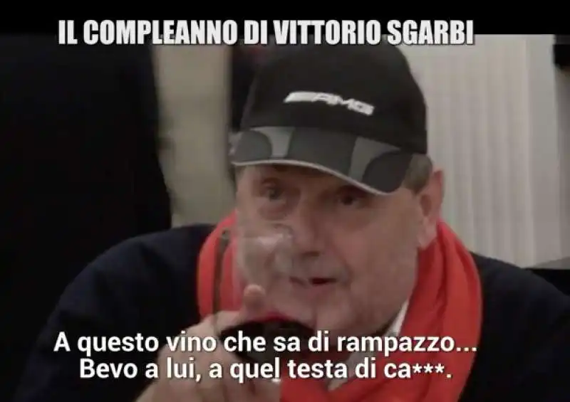 vissani al compleanno di sgarbi