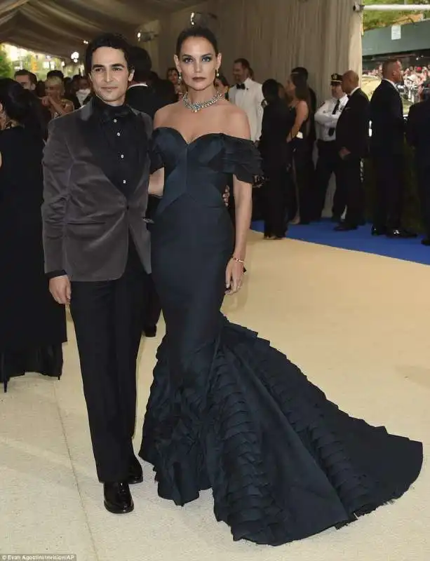 zac posen e katie holmes