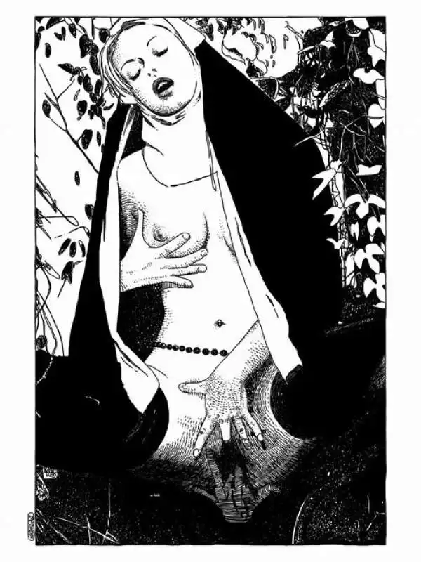 apollonia saintclair masturbazione suora