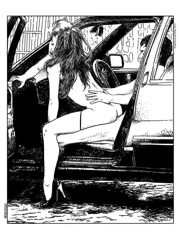 apollonia saintclair sesso in macchina