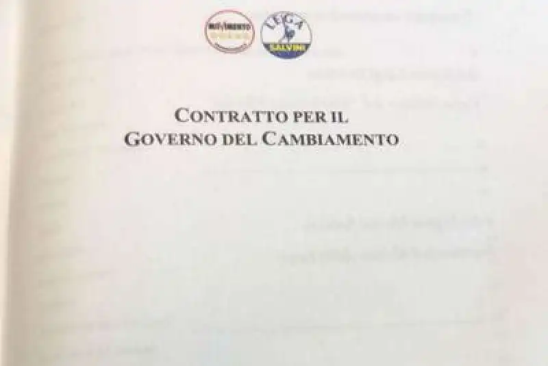 CONTRATTO LEGA M5S