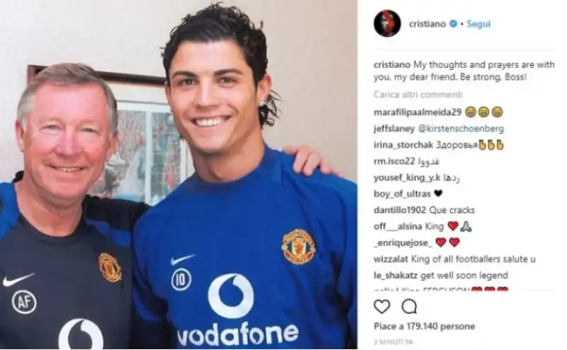 cristiano ronaldo e ferguson