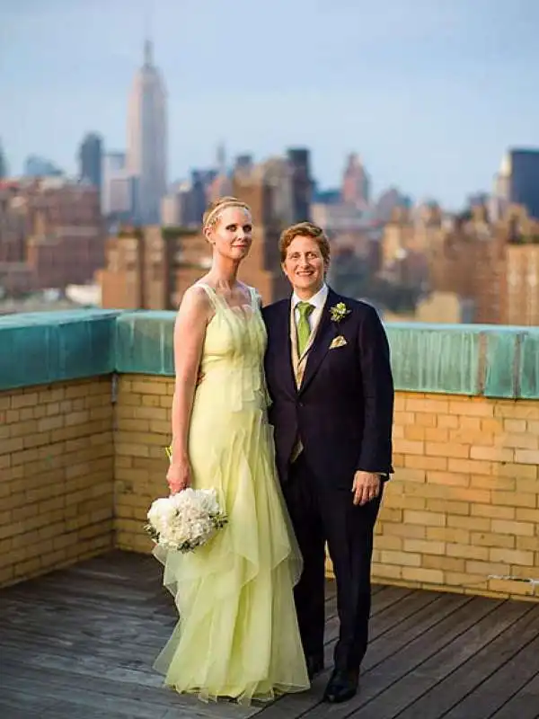 cynthia nixon e cristine marinoni matrimonio