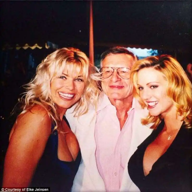 elke jeinsen e barbara moore con hugh hefner