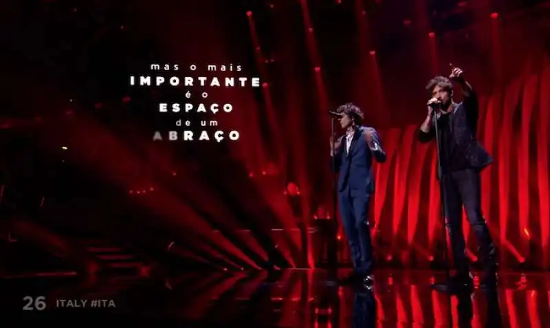 ERMAL META E FABRIZIO MORO ALL EUROSONG CONTEST