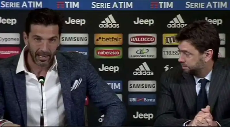 GIGI BUFFON E ANDREA AGNELLI