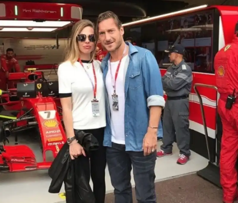 gp di montecarlo totti e ilary